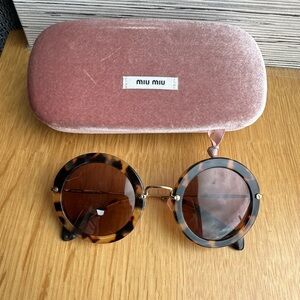 Miu Miu Tortoise Sunglasses